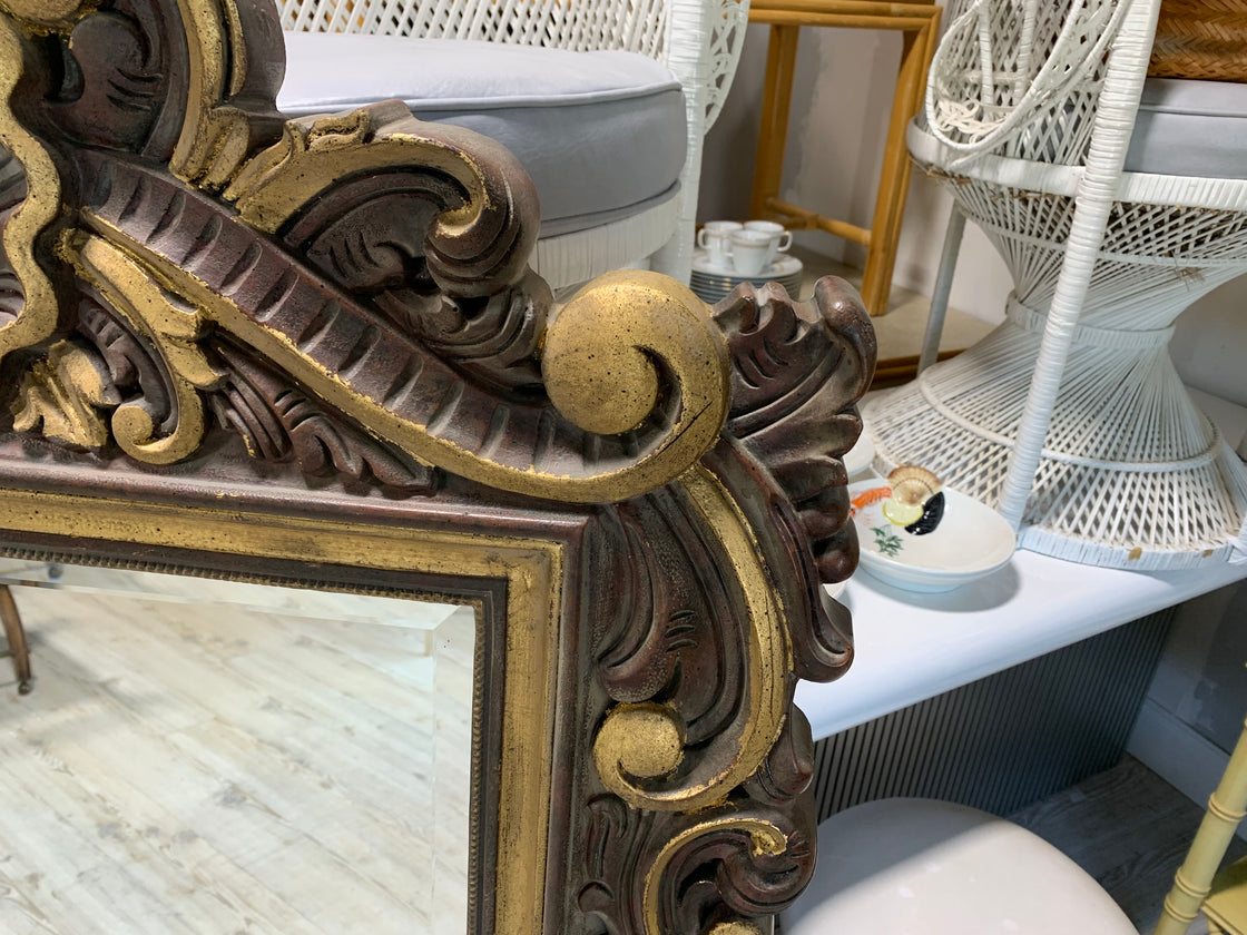 Large Rococo Style Shell Mirror