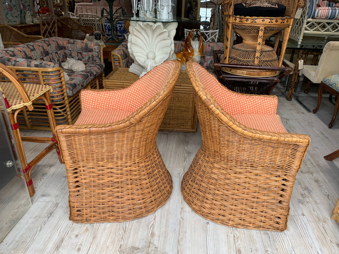 Island Style Rattan Braided Chairs ..SALE