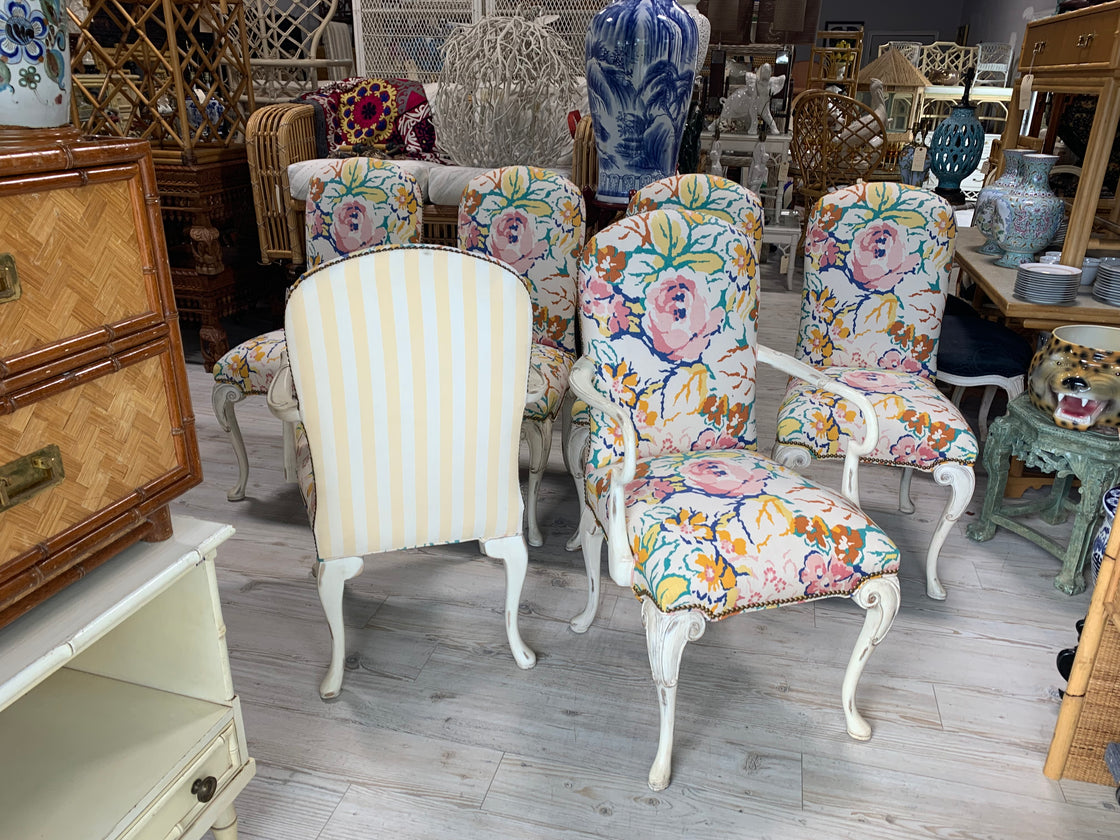 6 Whimsy Upholstered Dining Chairs