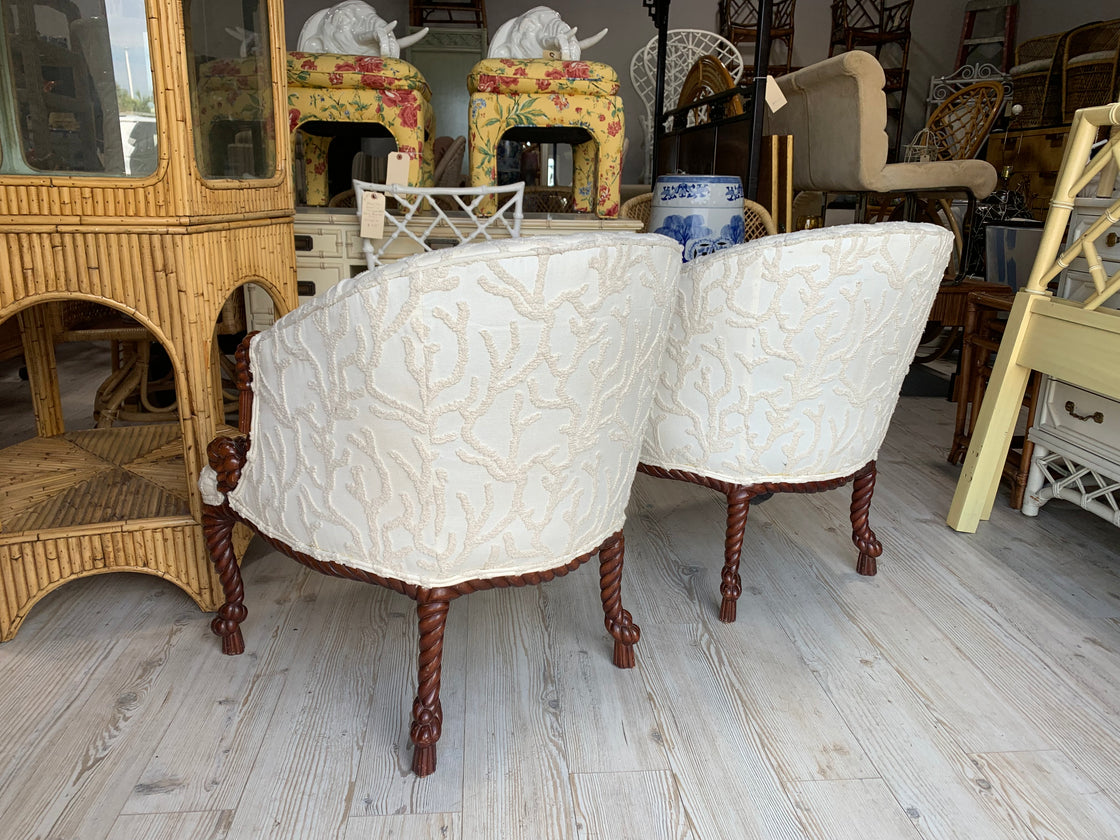 Regency Chic Rope Knot Chairs