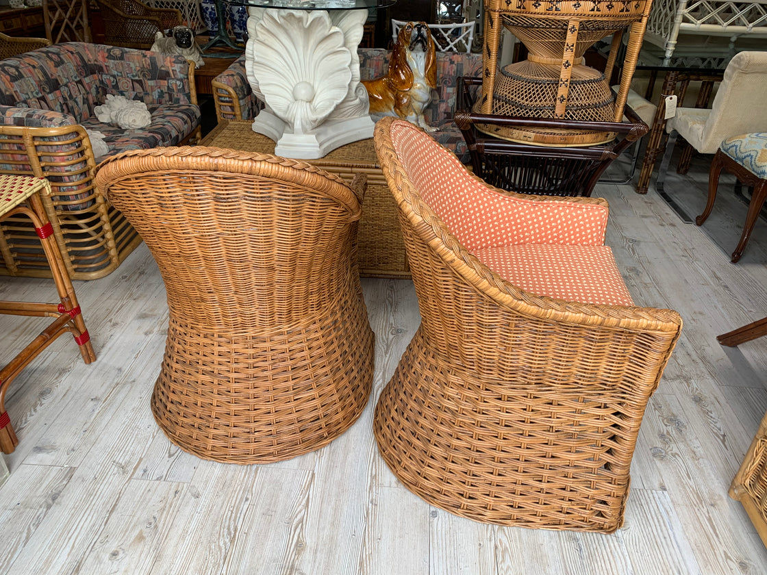 Island Style Rattan Braided Chairs ..SALE