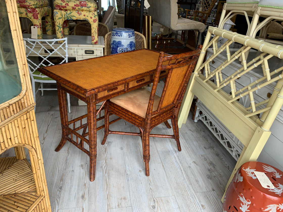 Bamboo & Seagrass Desk & Chair
