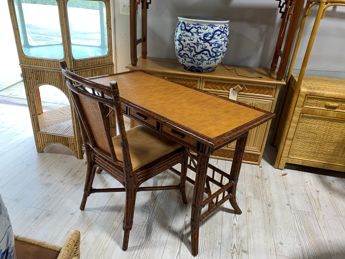 Bamboo & Seagrass Desk & Chair