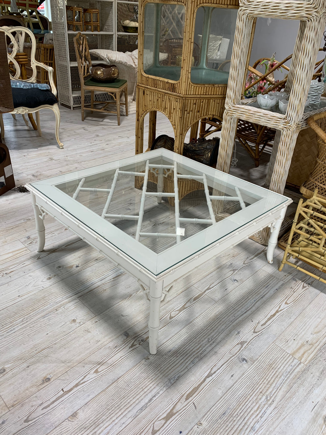 Faux Bamboo Coffee Table ... SALE