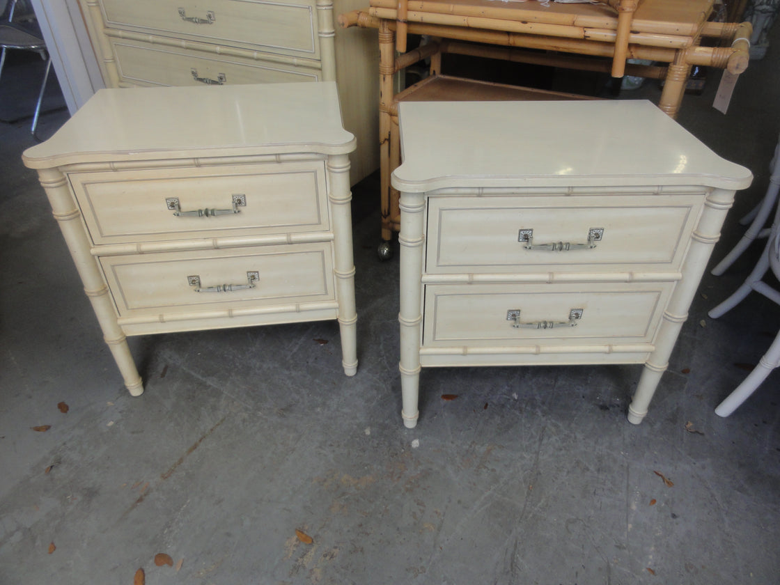 Faux Bamboo Nightstands ... SALE