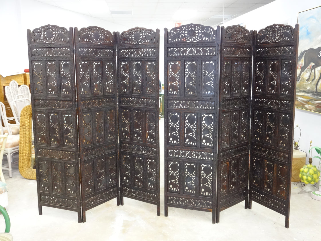 Pair of Moroccan Style Screens