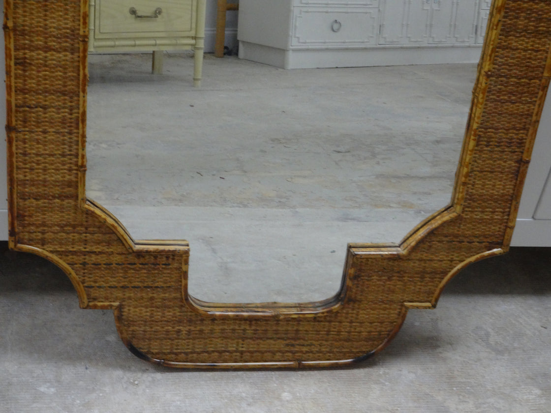 Moroccan Bamboo & Cane Mirror