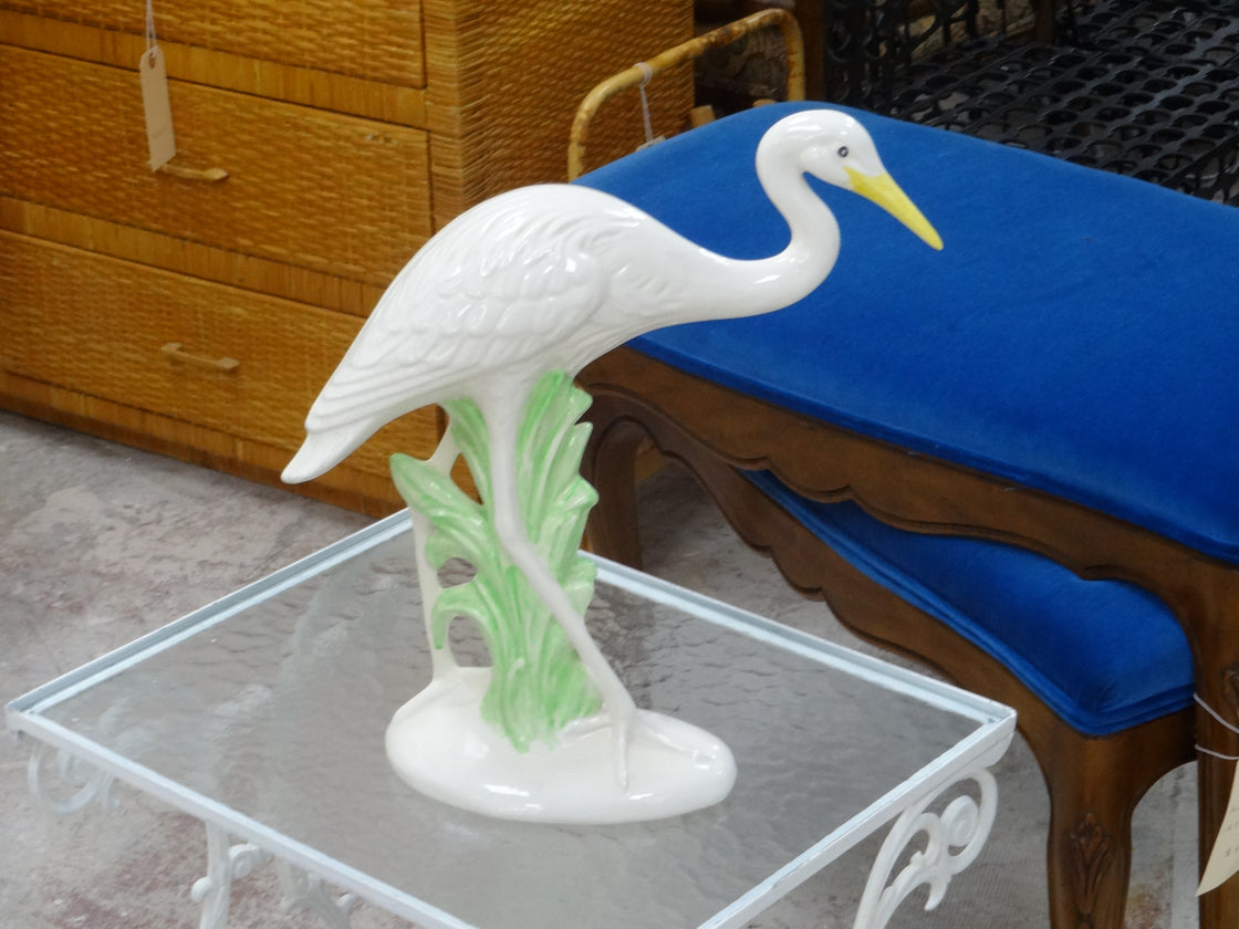 Old Florida Egret Statue