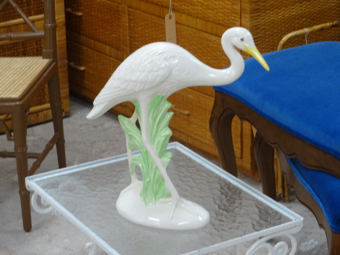 Old Florida Egret Statue