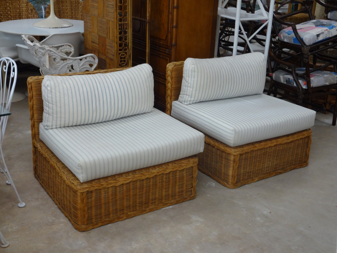 Island Style Rattan Lounge Chairs