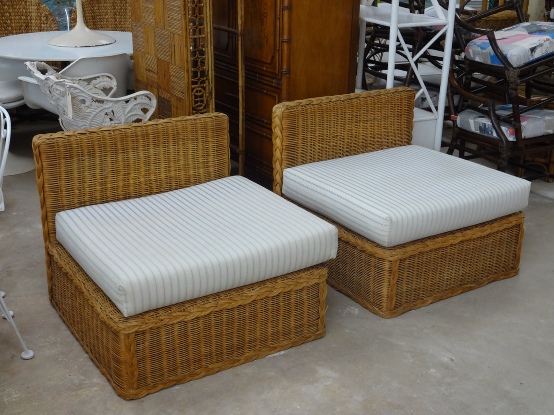 Island Style Rattan Lounge Chairs