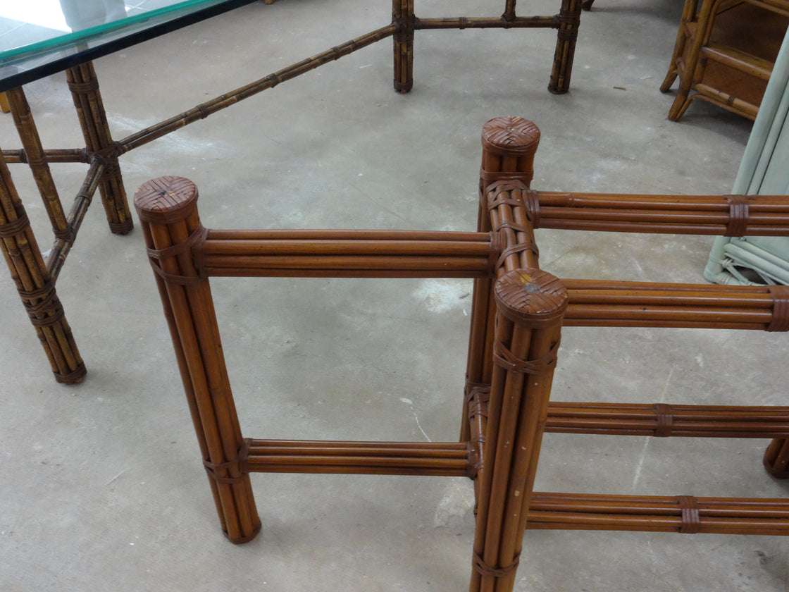McGuire Style Rattan Table Base