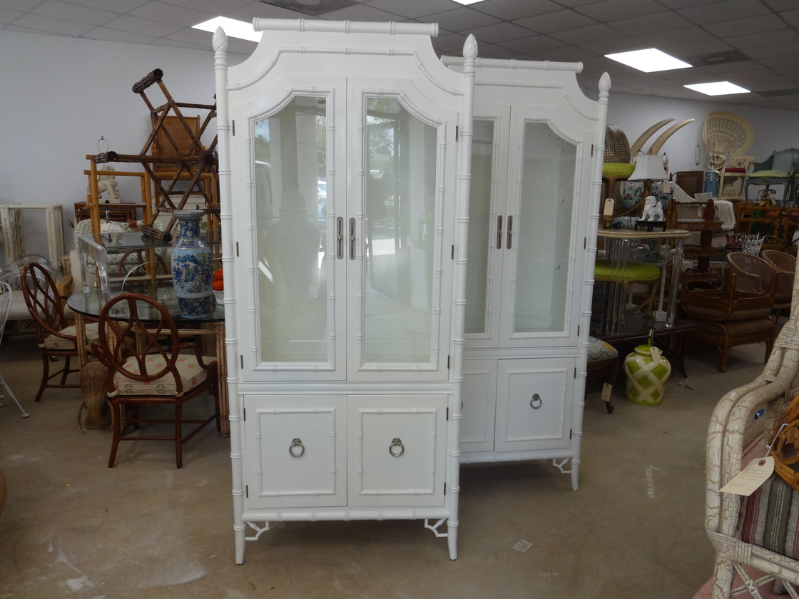 Palm Beach Faux Bamboo Cabinets