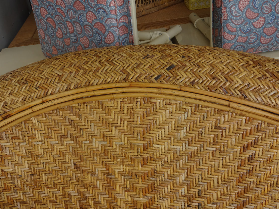 Ralph Lauren Rattan Wrapped Lounge Chairs