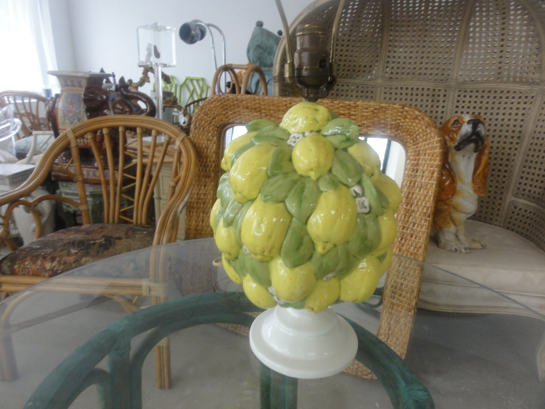 Petite Lemon Topiary lamp