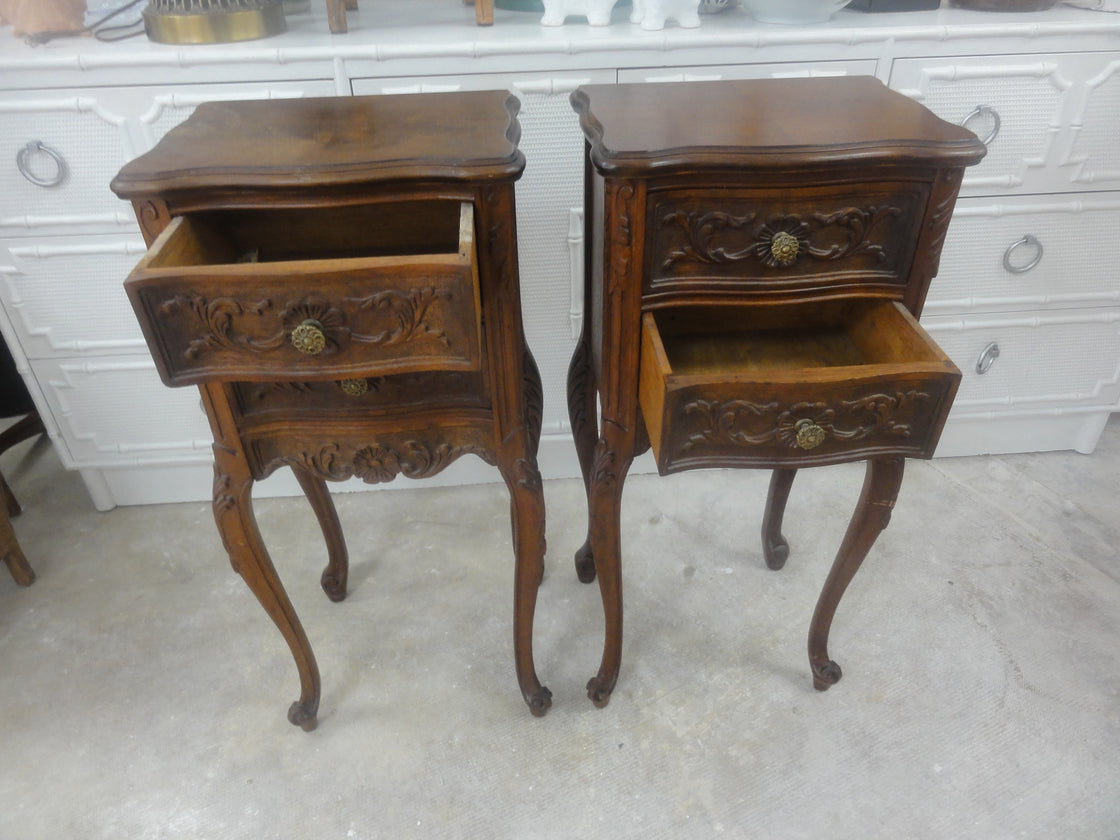 Petite Two Drawer Night Stands