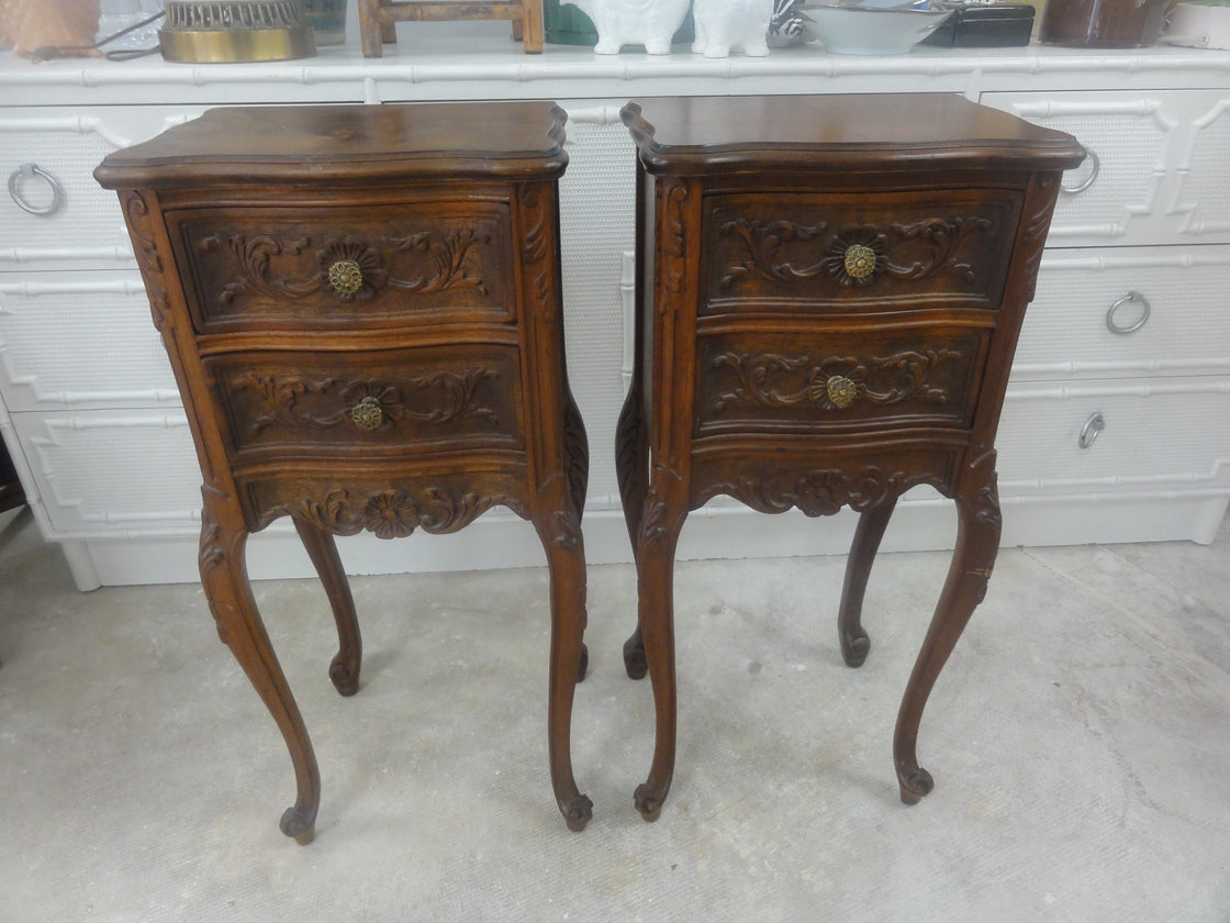Petite Two Drawer Night Stands