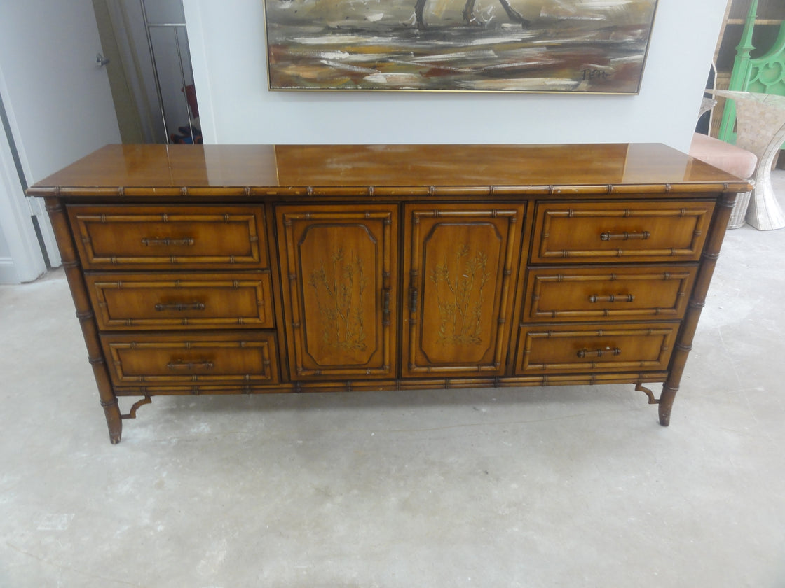 Dixie Faux Bamboo Credenza