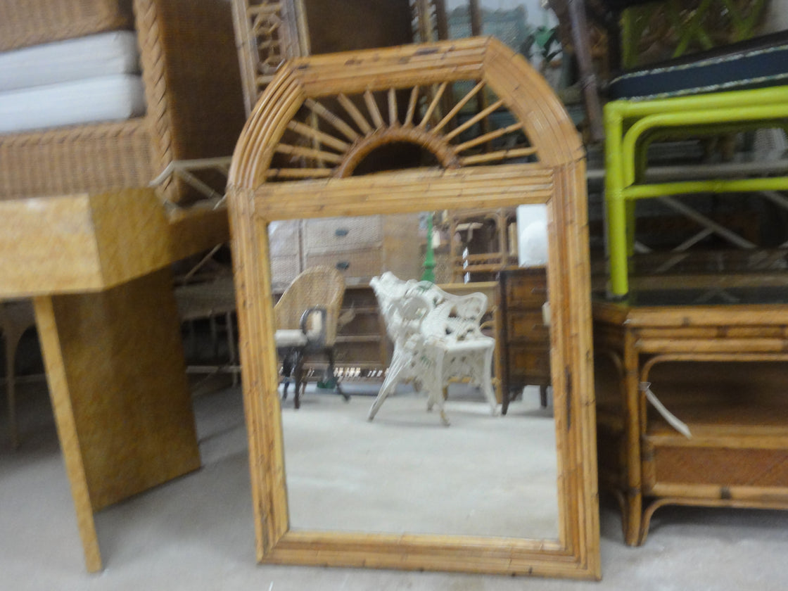 Island Style Bamboo Mirror