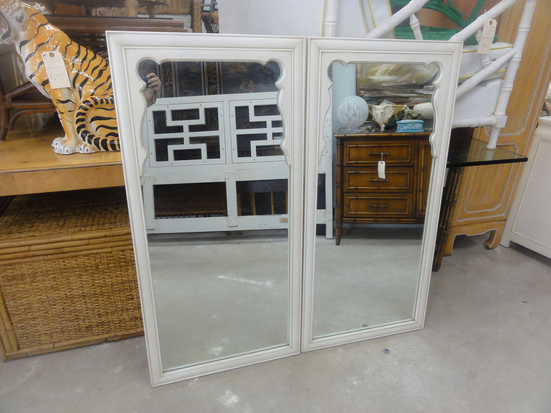 Pair of Century Asian Inspired Mirrors ..SALE