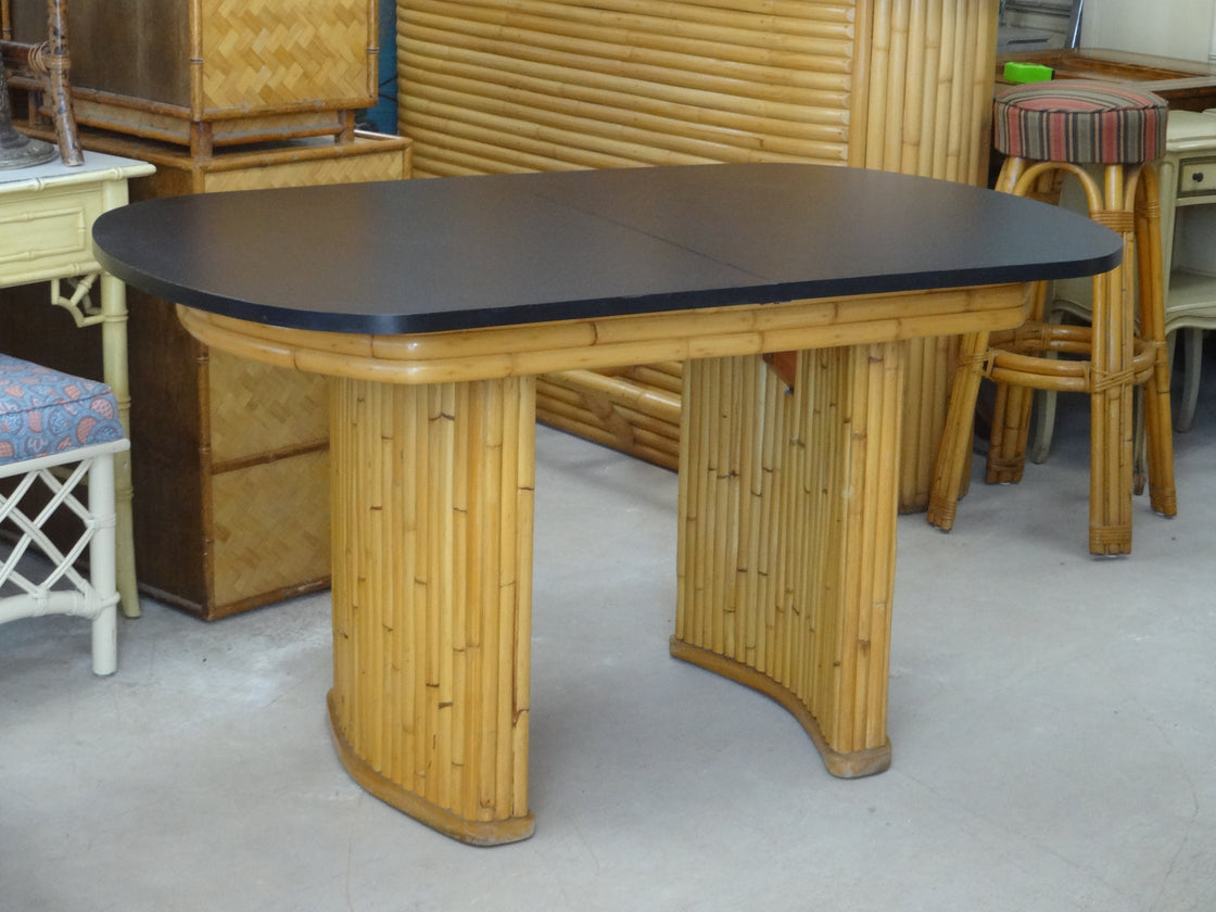 Old Florida Style Bamboo Dining Table