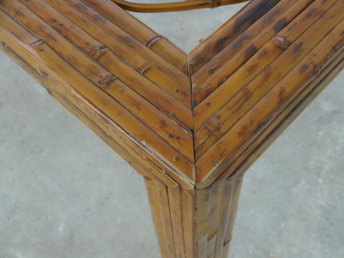 Bamboo Fretwork Dining Table